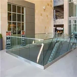 u saluran langkan kaca