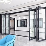 Pintu Bifold Kaca Break Outdoor Thermal