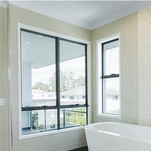 Siri Klasik - Bukan-tingkap awning Rehat haba di atas sinki dapur